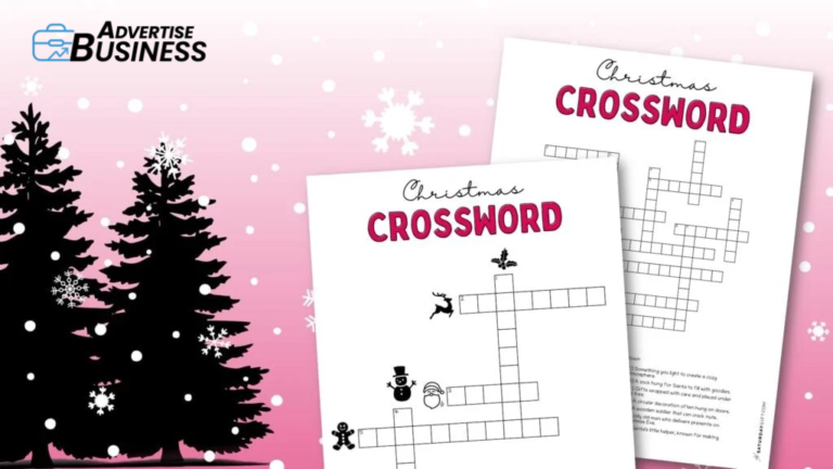 some december decor crossword clue