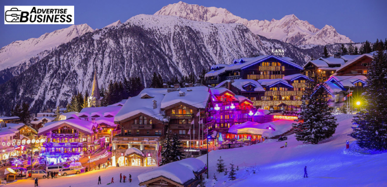 what's switzerland ski lift decorated for christmas